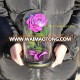 Cheapest beauty and the beast rose glass gift preserved flowers love roses in glass tube for valentine's day glass roses purple