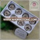 8 pieces/box size 4-5 cm light nude color natural preserved rose head packed with boxes from Chinese flower factory